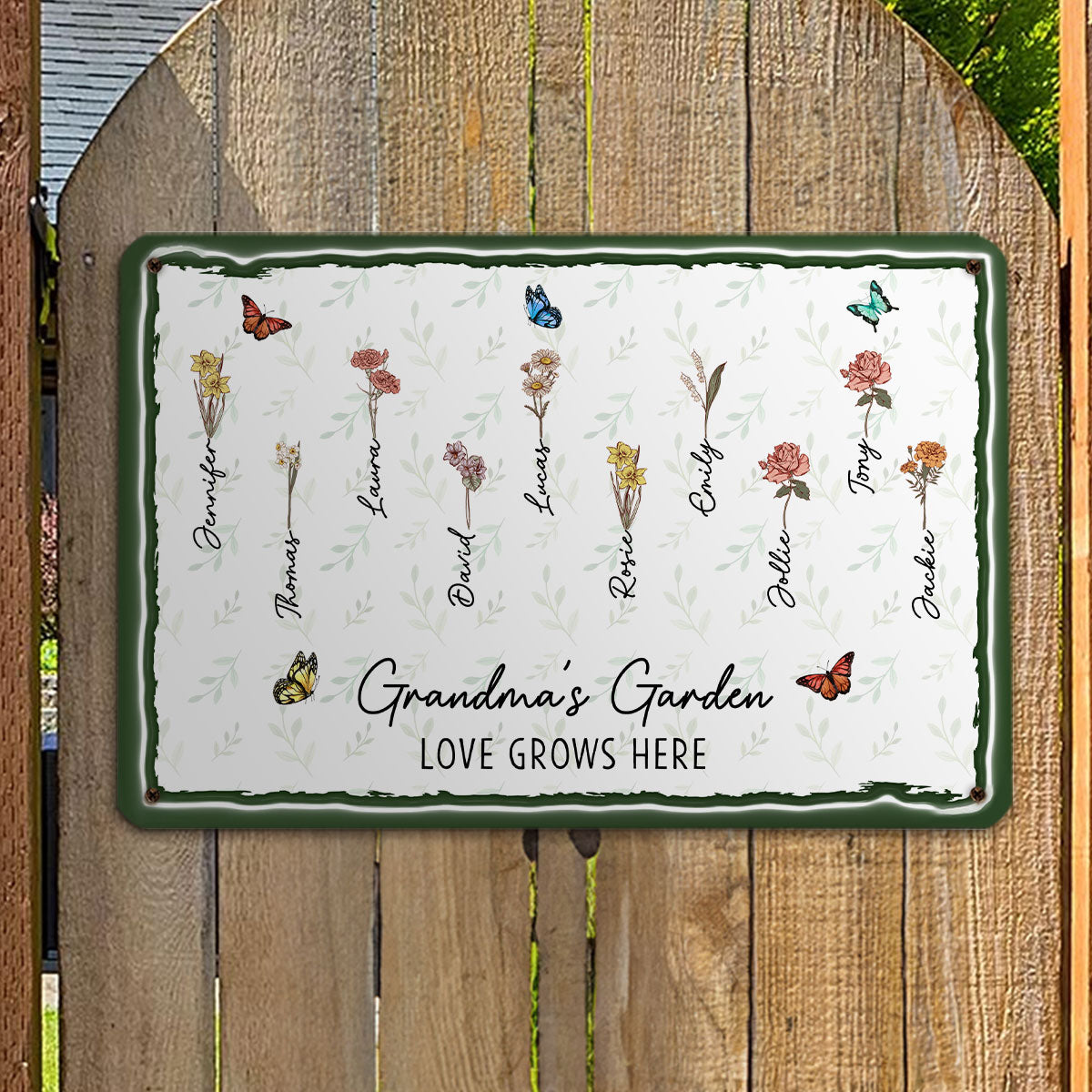 First Mom Now Grandma - Personalized Custom 3D Inflated Effect Metal Sign