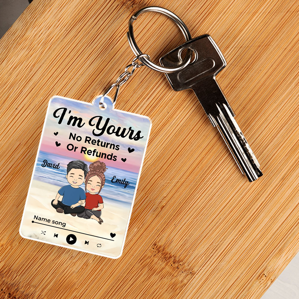 Couple Favorite Song - Personalized Custom Acrylic Keychain