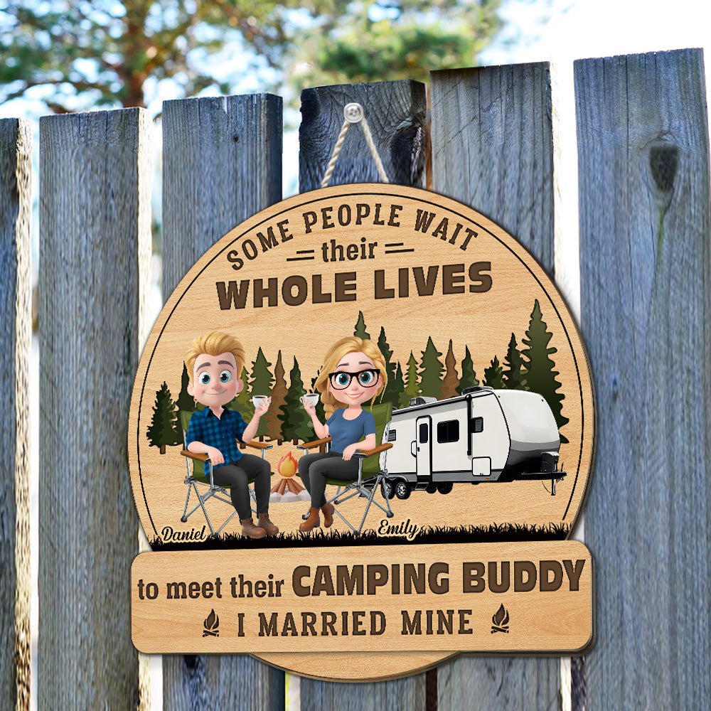 You Me And The Wild - Personalized Custom Wood Sign