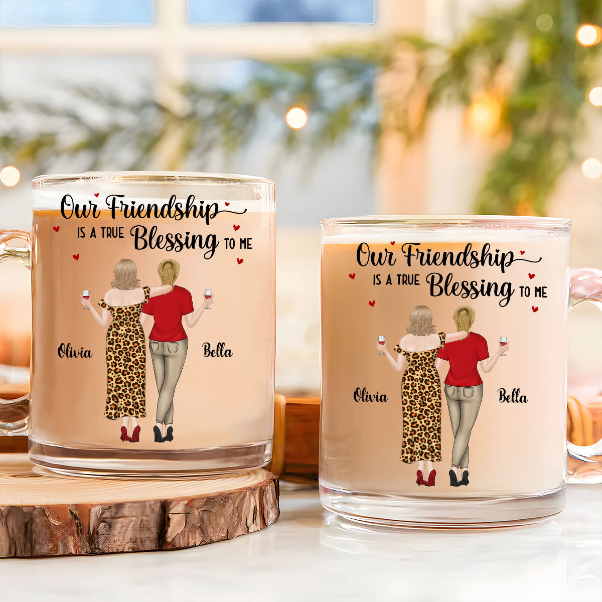 Blessing To Me - Personalized Custom Glass Mug