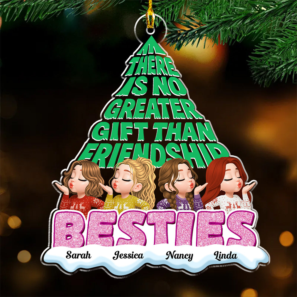 The Gift Of Friendship - Personalized Custom Acrylic Ornament