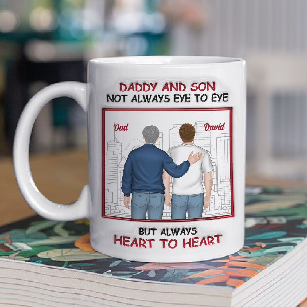 Our Hearts Beat In Harmony - Personalized Custom 3D Inflated Effect Mug