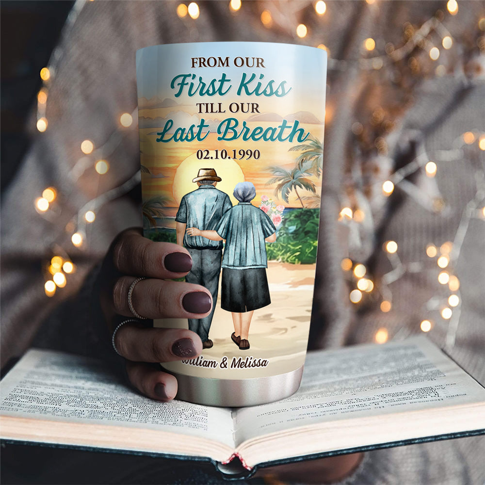 From Our First Kiss - Personalized Custom Tumbler