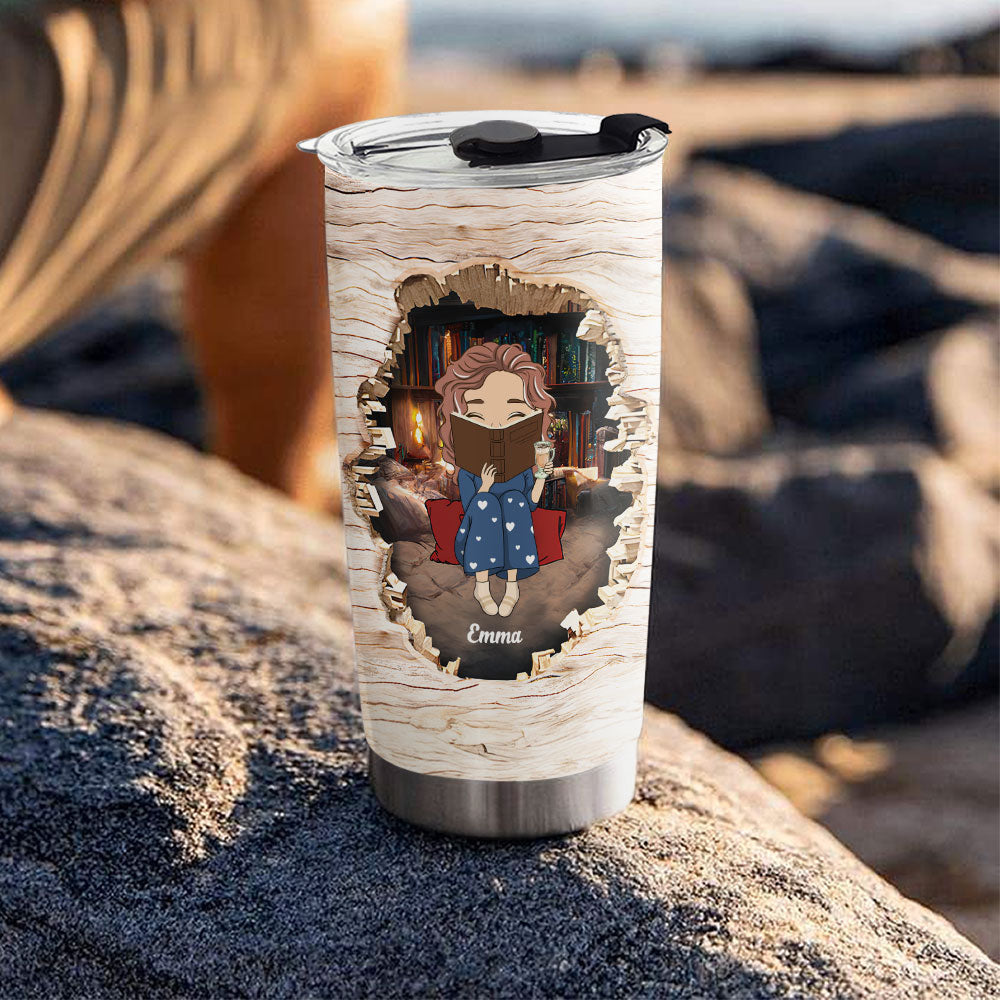 Me And My Book - Personalized Custom Tumbler