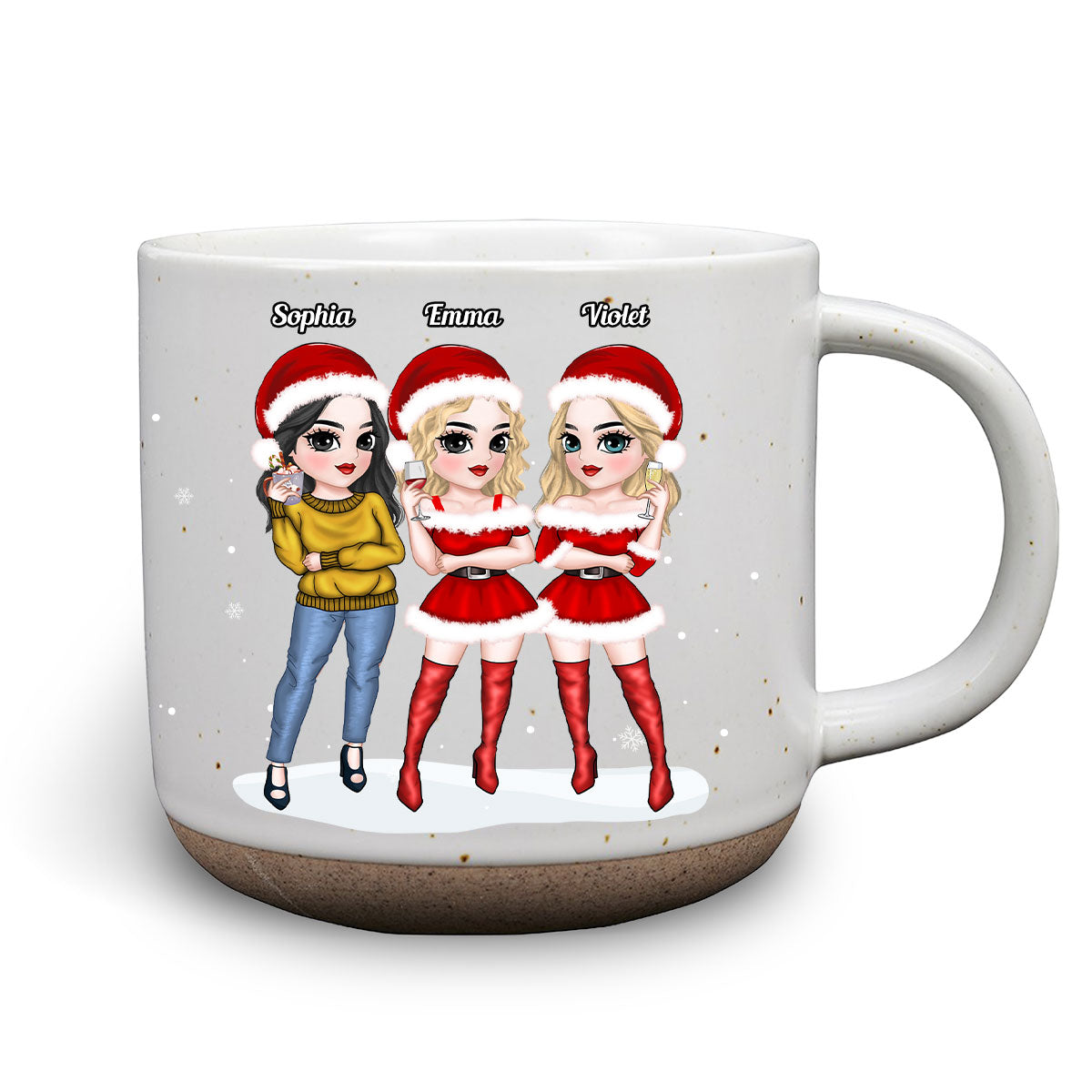 Punch Bitch - Personalized Custom Pottery Mug