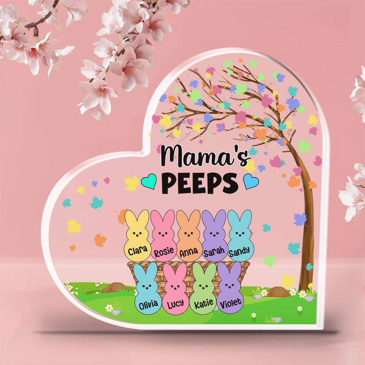 Bunny Peep - Personalized Custom Acrylic Plaque