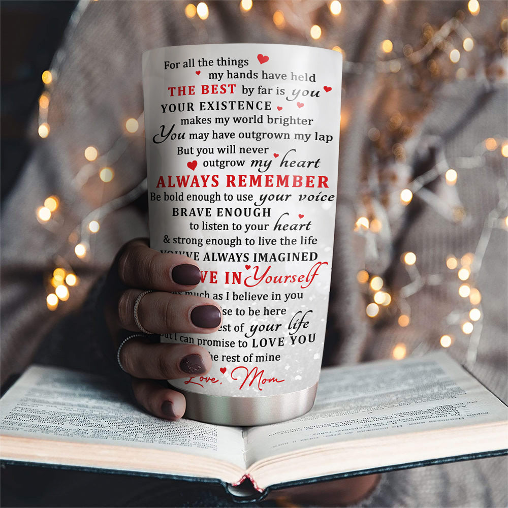 Believe In Yourself - Personalized Custom Tumbler