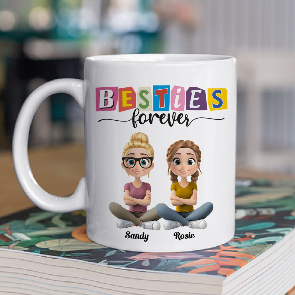 Be My Bestie Forever - Personalized Custom Coffee Mug