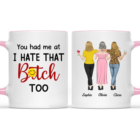You Had Me At - Personalized Custom Accent Mug