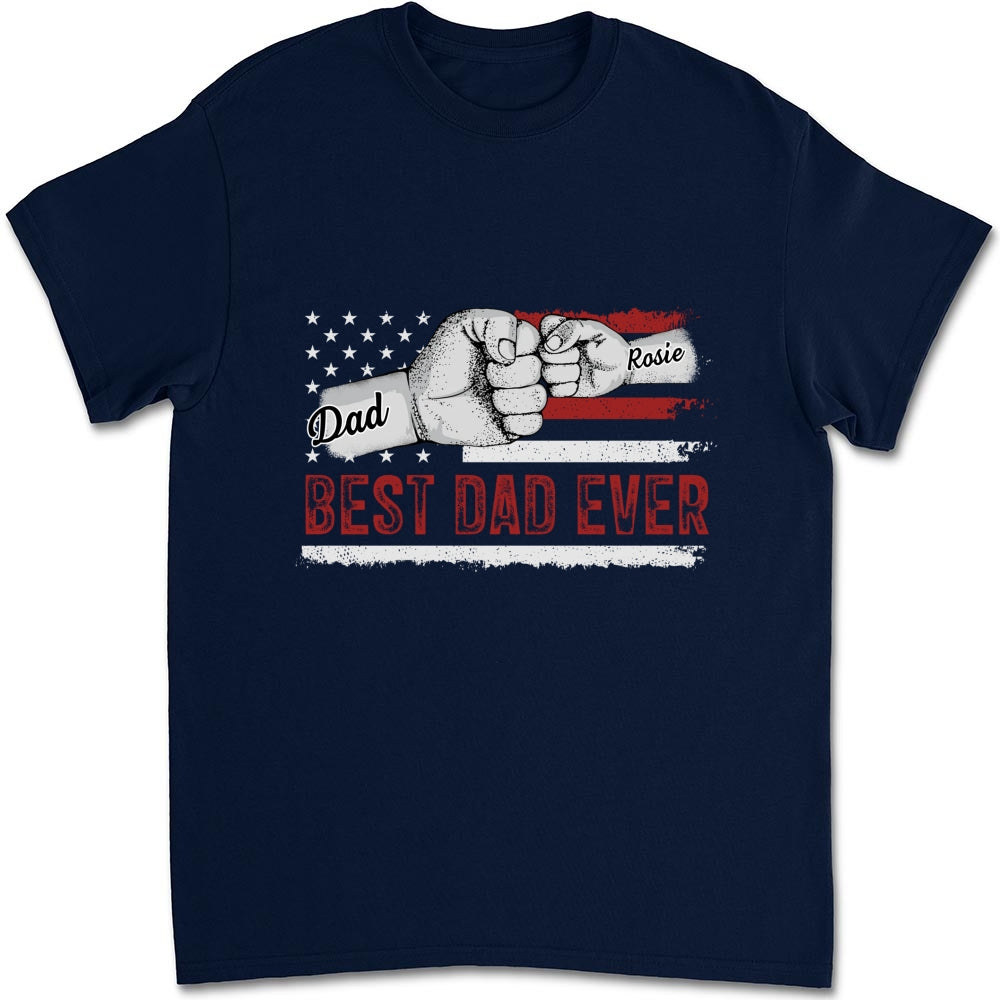 To The Best Dad - Personalized Custom Shirt