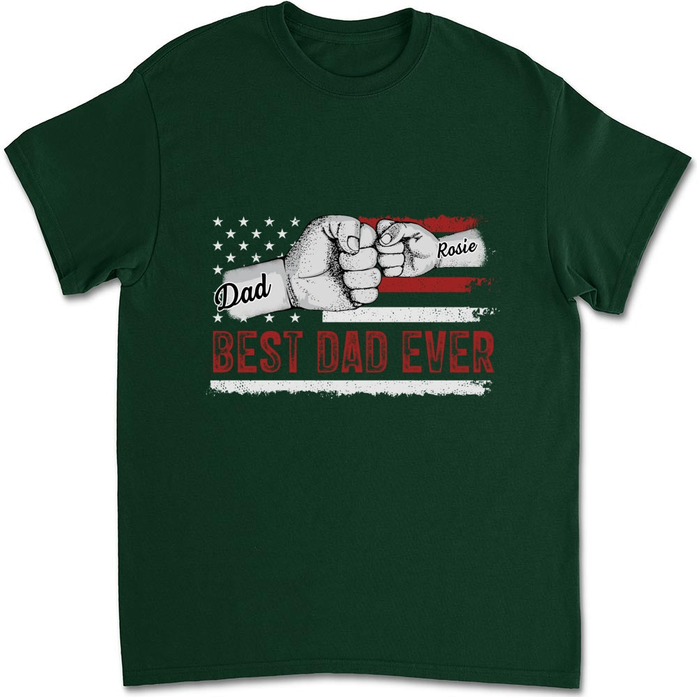 To The Best Dad - Personalized Custom Shirt