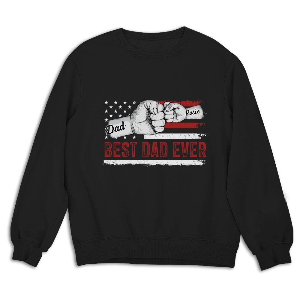 To The Best Dad - Personalized Custom Shirt