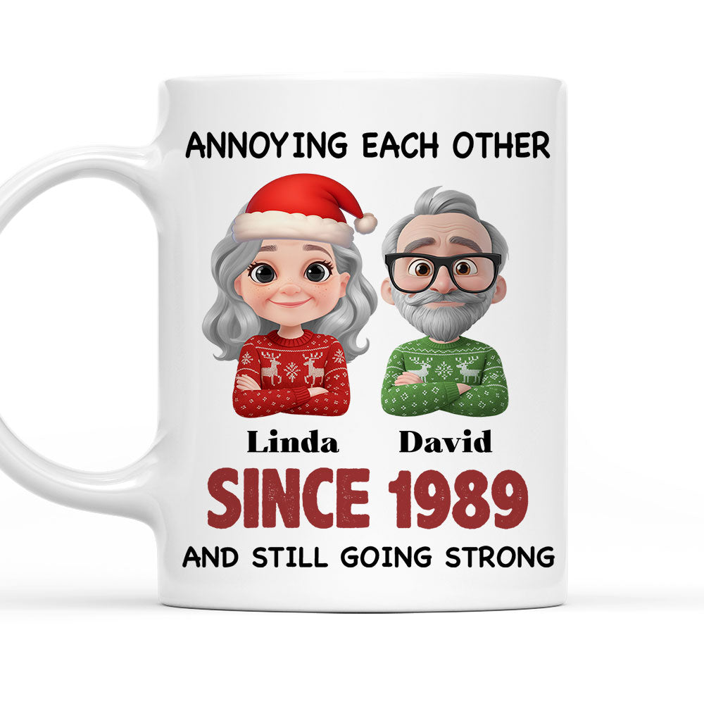 Love Forever Christmas Ver - Personalized Custom Coffee Mug