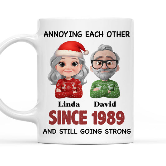 Love Forever Christmas Ver - Personalized Custom Coffee Mug