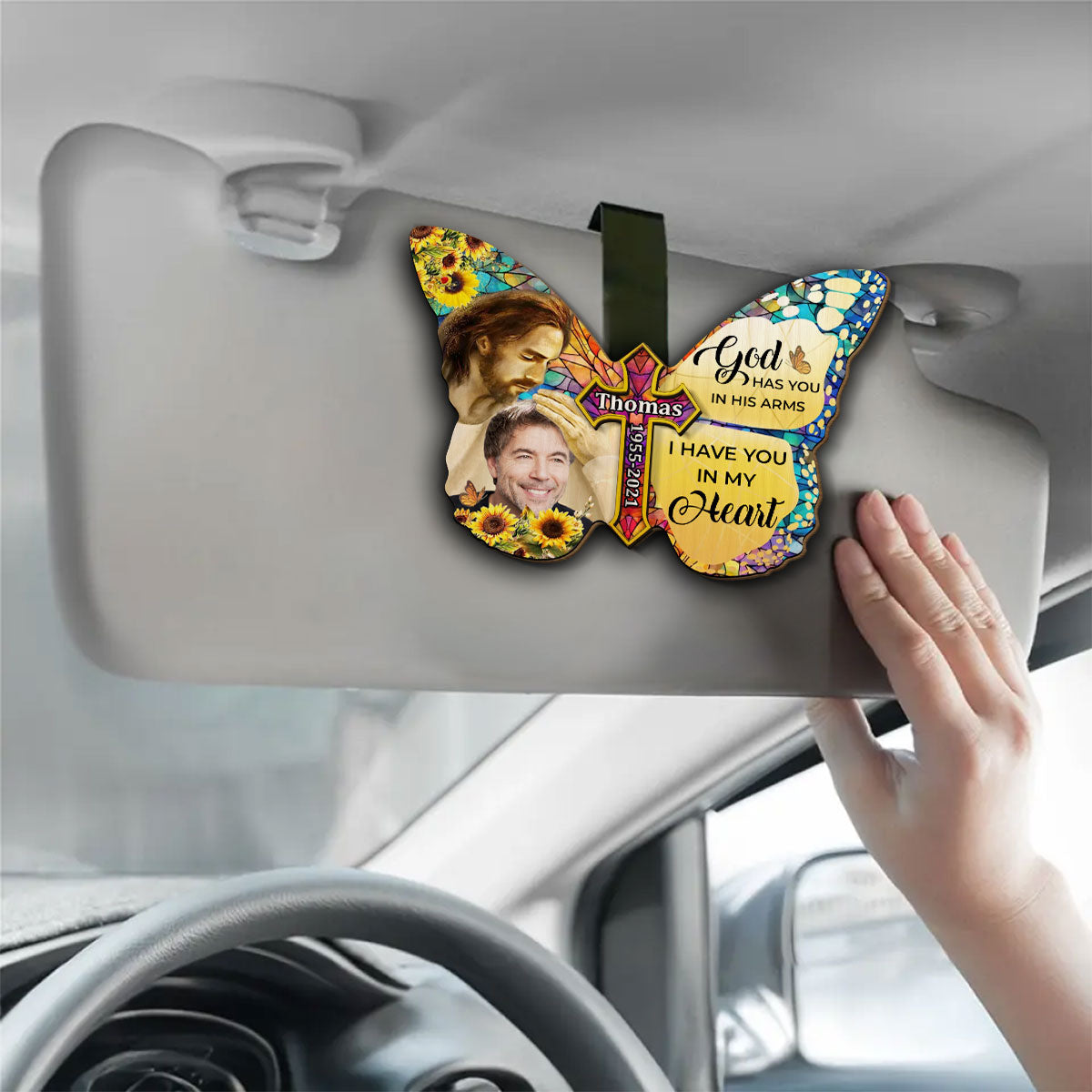 Have You In My Heart - Personalized Custom Car Visor Clip