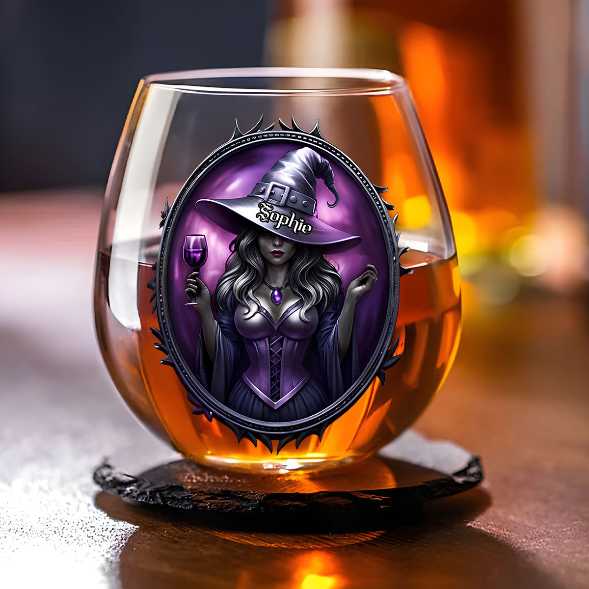 Twinning With My Bestie - Personalized Custom Wine Glass