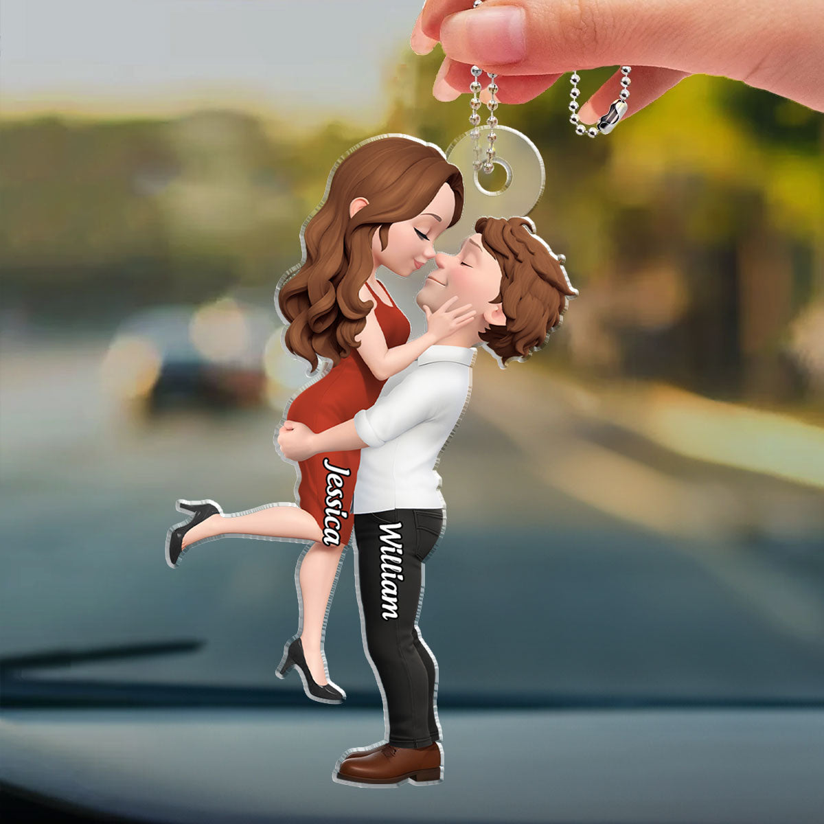 Endless Love - Personalized Custom Car Ornament