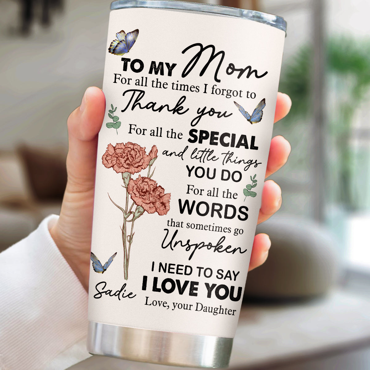 Special Mom Special Love - Personalized Custom Tumbler