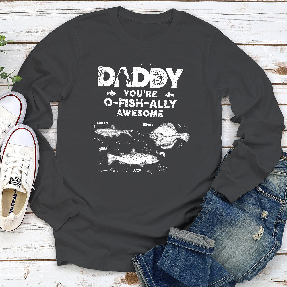 Dad Ofishally Awesome - Personalized Custom Shirt