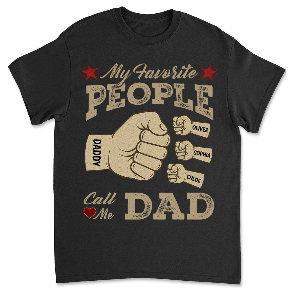 Daddy Team - Personalized Custom Shirt