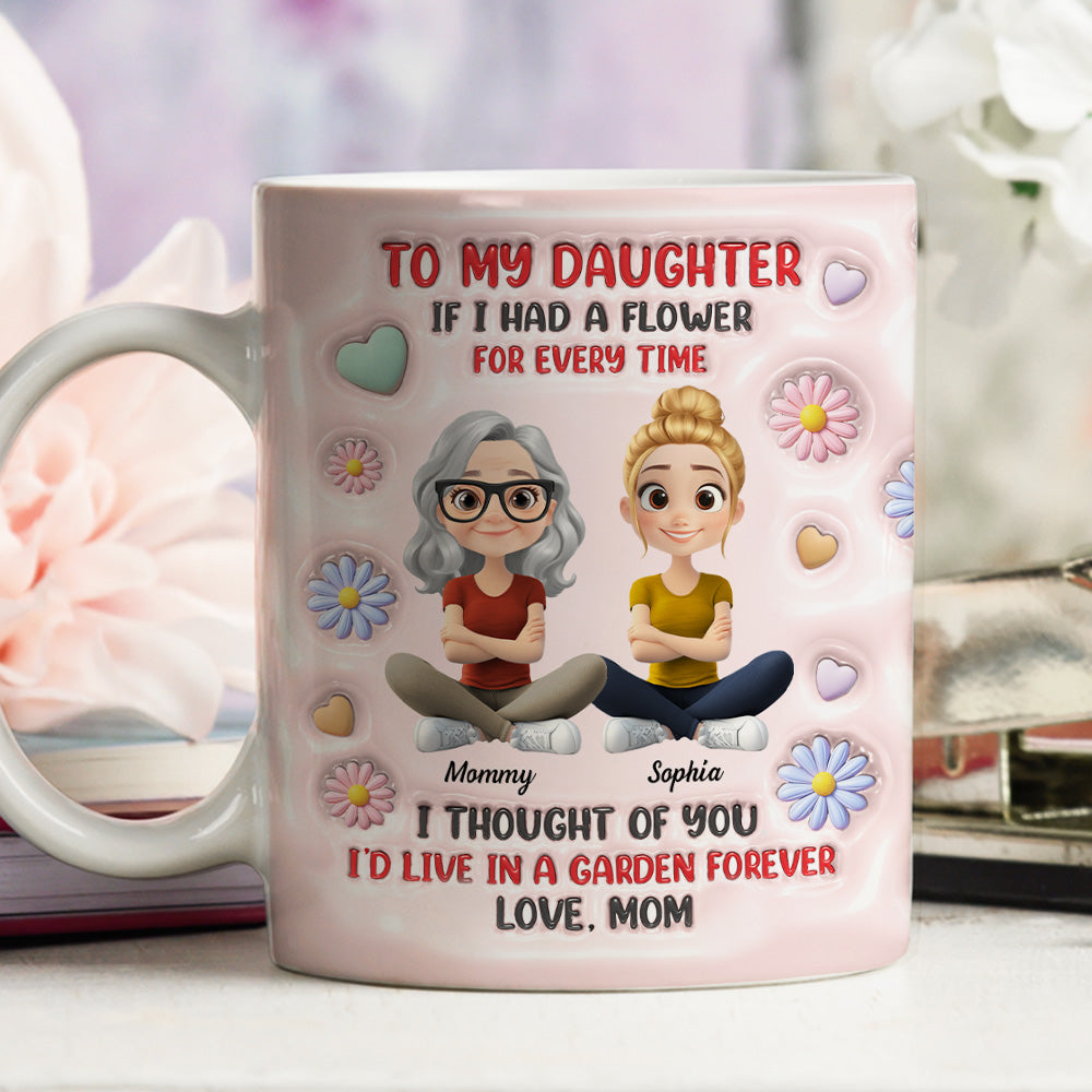 A Garden Full Of Love - Personalized Custom 3D Inflated Effect Mug