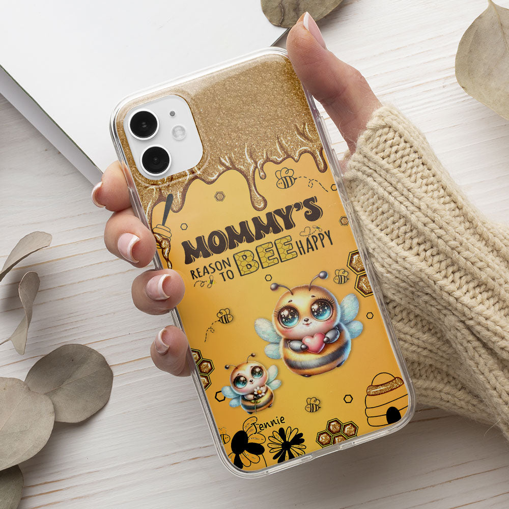Bee Happy - Personalized Custom Phone Case