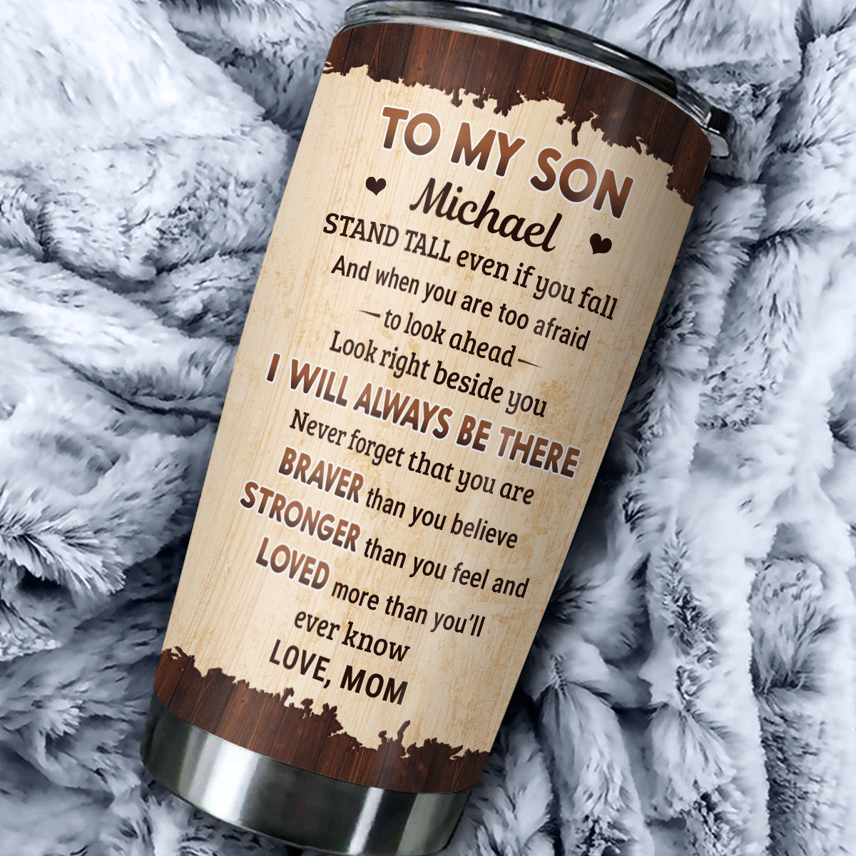 From Mom To Son - Personalized Custom Tumbler