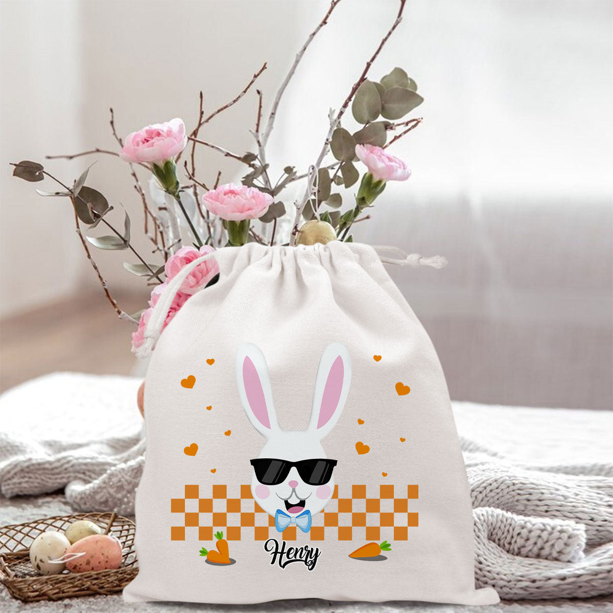 Show Me The Bunny - Personalized Custom Favor Bag
