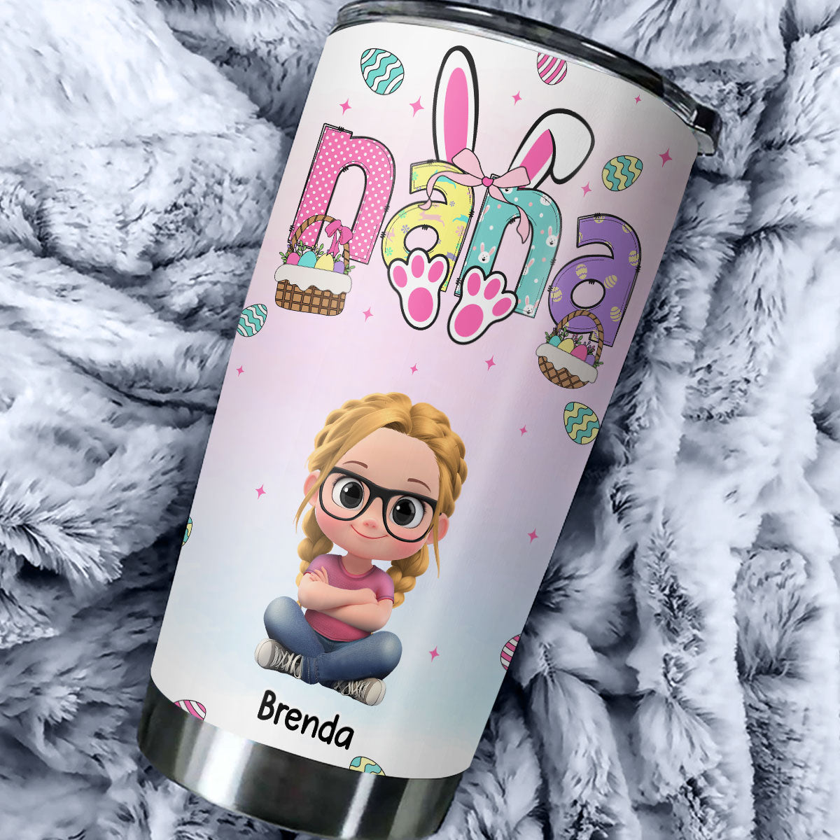 Grandma Love Is Timeless And Everlasting - Personalized Custom Tumbler