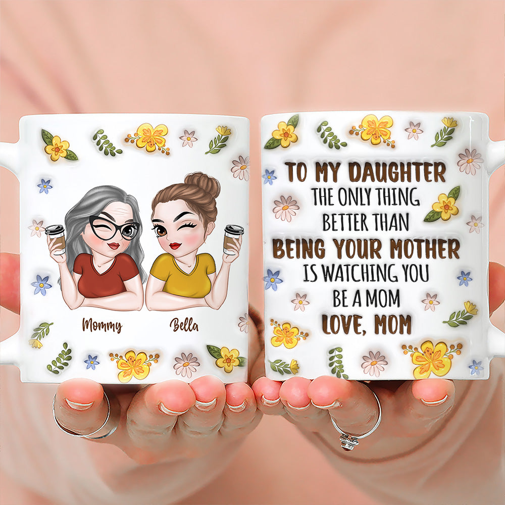 Watching You - Personalized Custom 3D Inflated Effect Mug