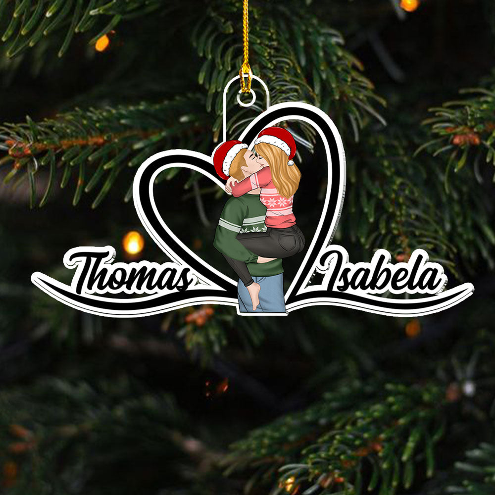 Together In Love - Personalized Custom Acrylic Ornament