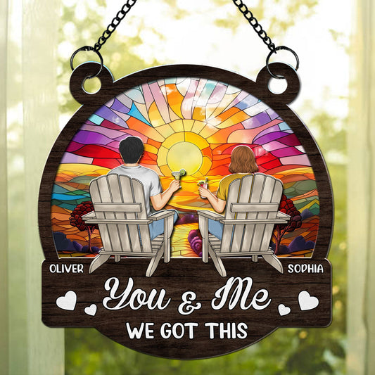 You Are My Rainbow - Personalized Custom Suncatcher