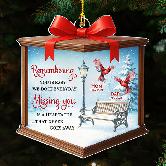 Remembering You - Personalized Custom Acrylic Ornament