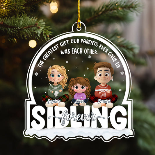 The Love of Family - Personalized Custom Acrylic Ornament
