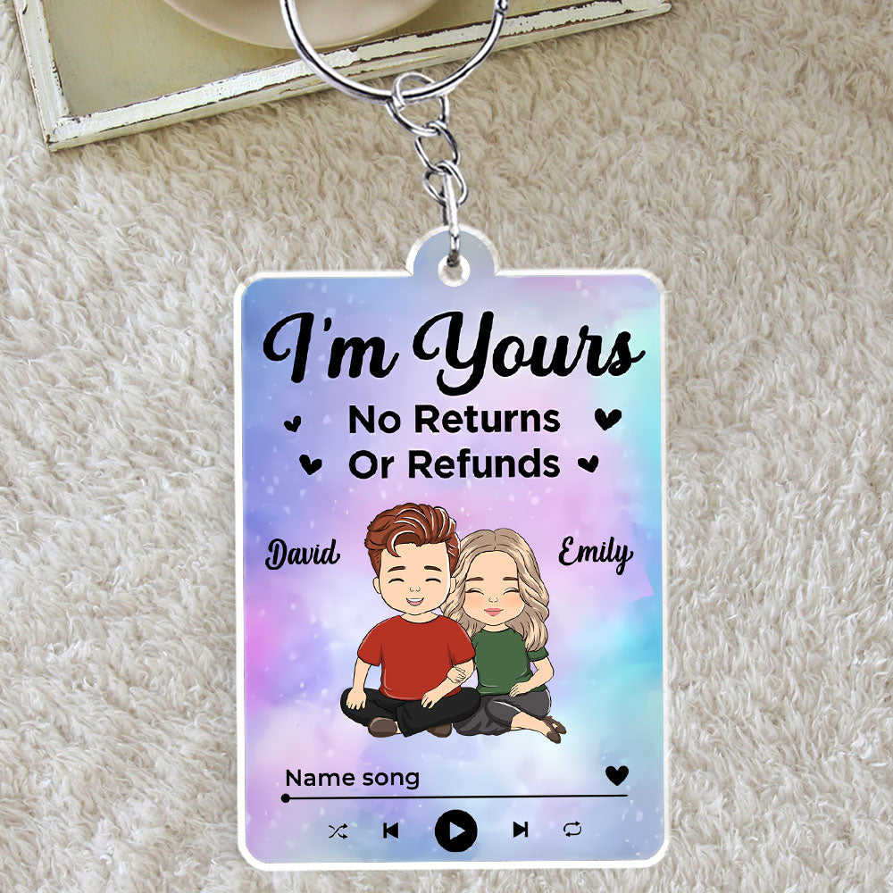 Couple Favorite Song - Personalized Custom Acrylic Keychain