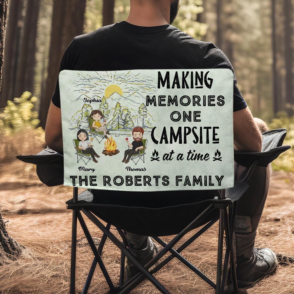 Campsite At A Time - Personalized Custom Camping Chair Cover