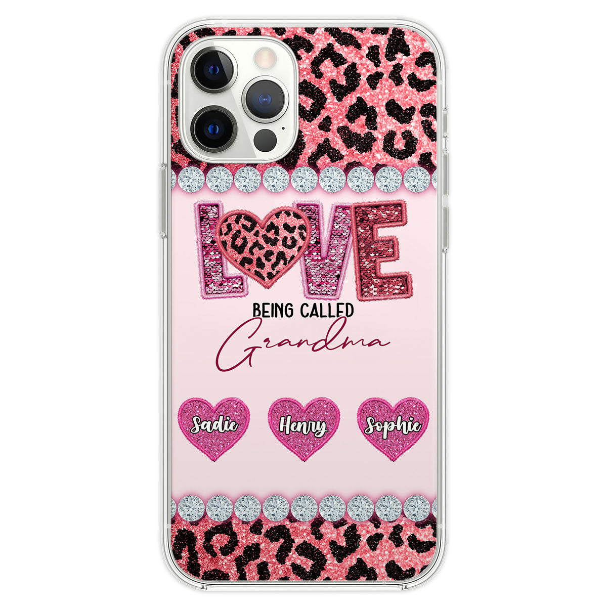 Love Being Called Grandma Version 2 -  Personalized Custom Phone Case