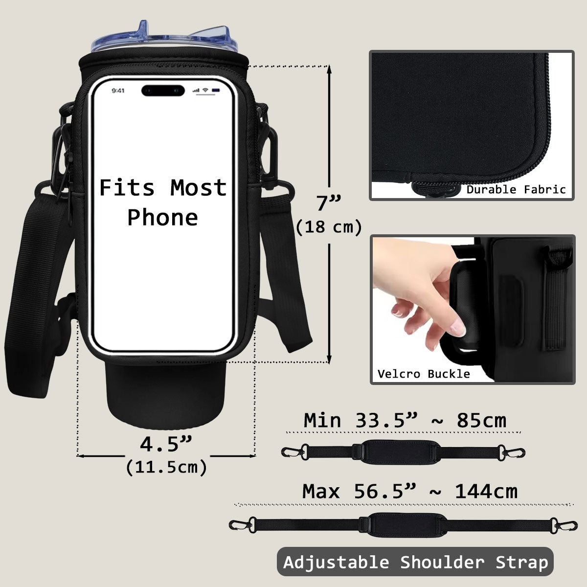 You Are The Most Beautiful Flower - Personalized Custom 40oz Water Bottle Carrier Bag