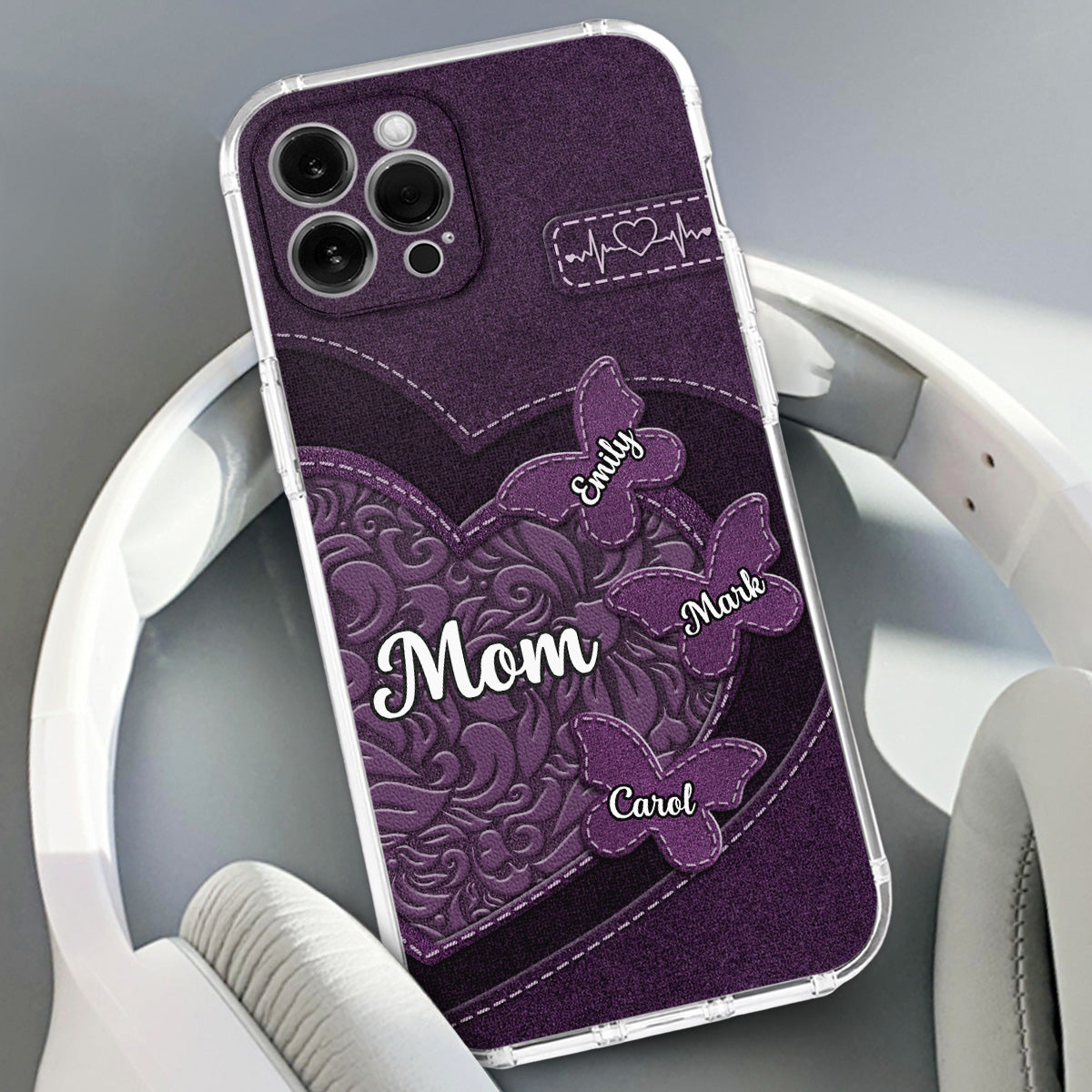 Butterfly Heart - Personalized Custom Phone Case