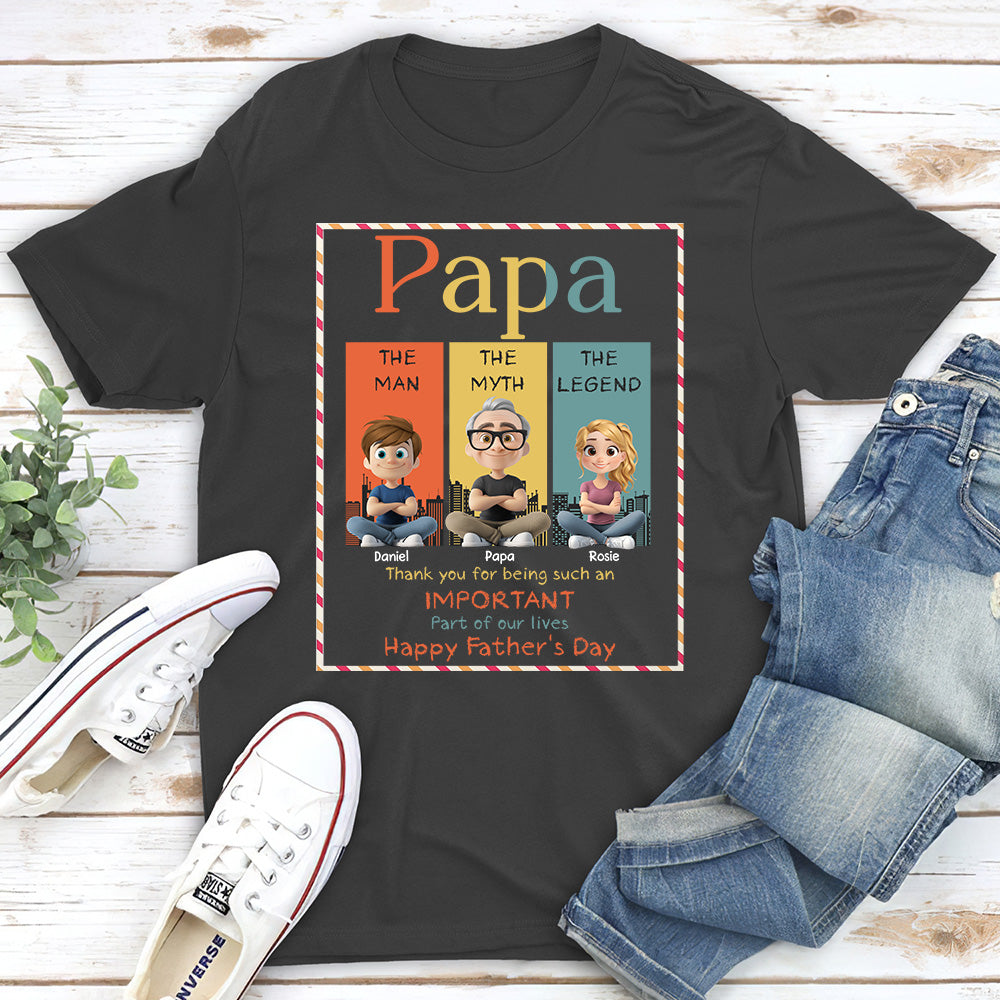 The Myth Who Raised Me - Personalized Custom Shirt