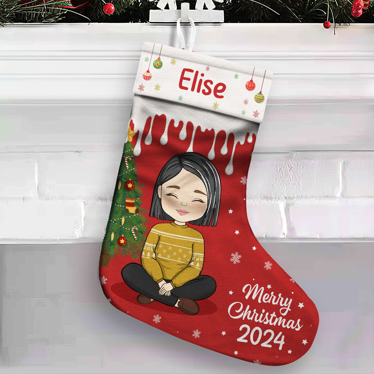 Christmas Family - Personalized Custom Christmas Stocking