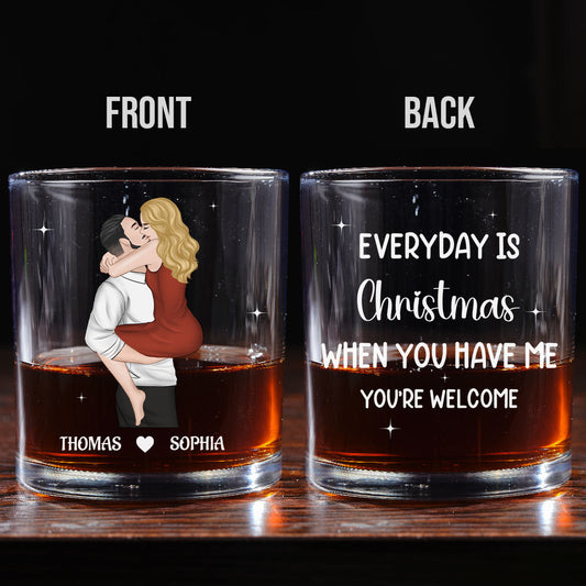 You Have Me - Personalized Custom Whiskey Glass