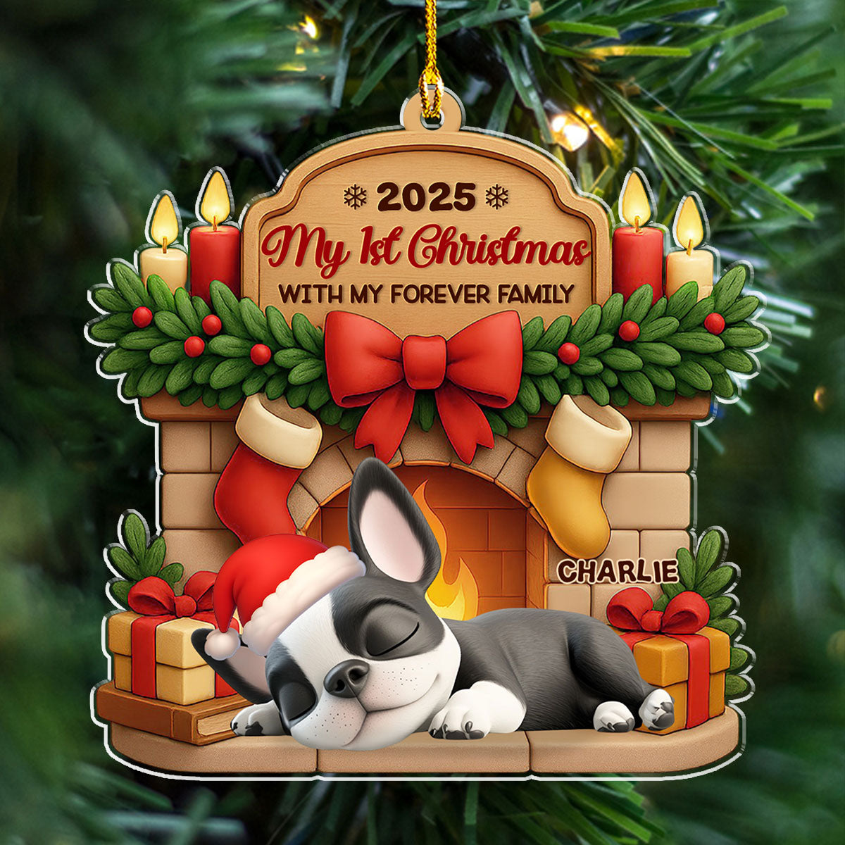 As A Family Member - Personalized Custom 3D Effect Acrylic Ornament