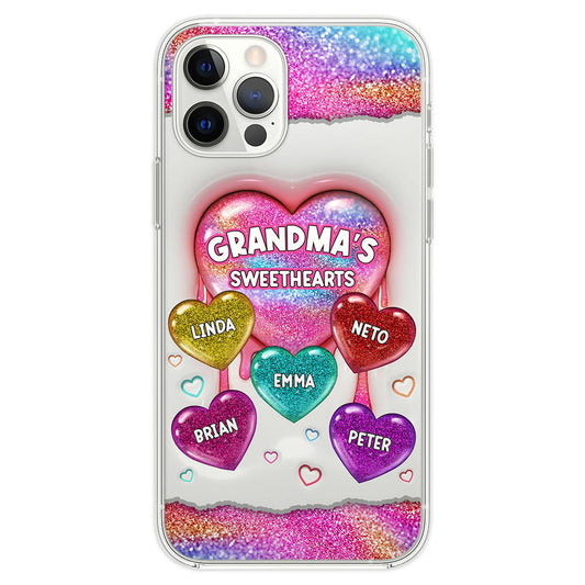 Grandma Love - Personalized Custom 3D Inflated Effect Phone Case