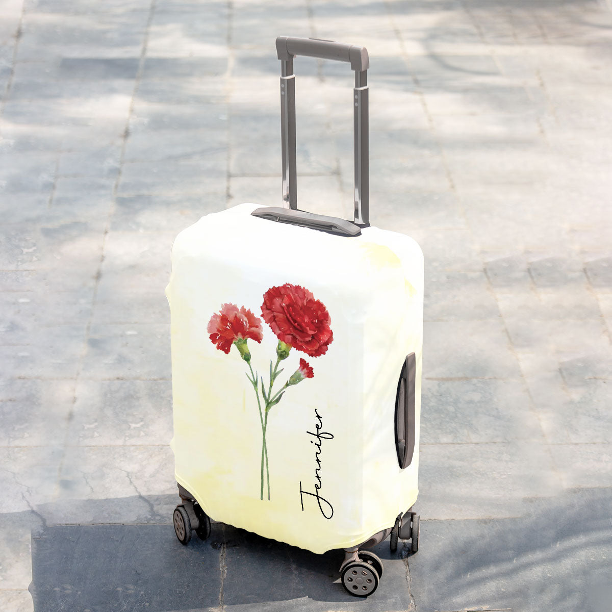 Travel Girl - Personalized Custom Luggage Cover
