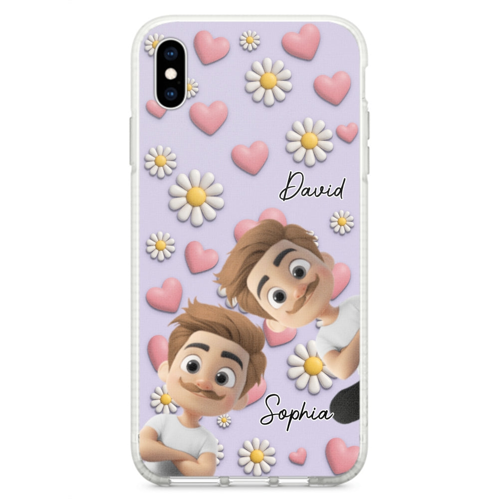Grandkids Over Everything - Personalized Custom 3D Effect Phone Case