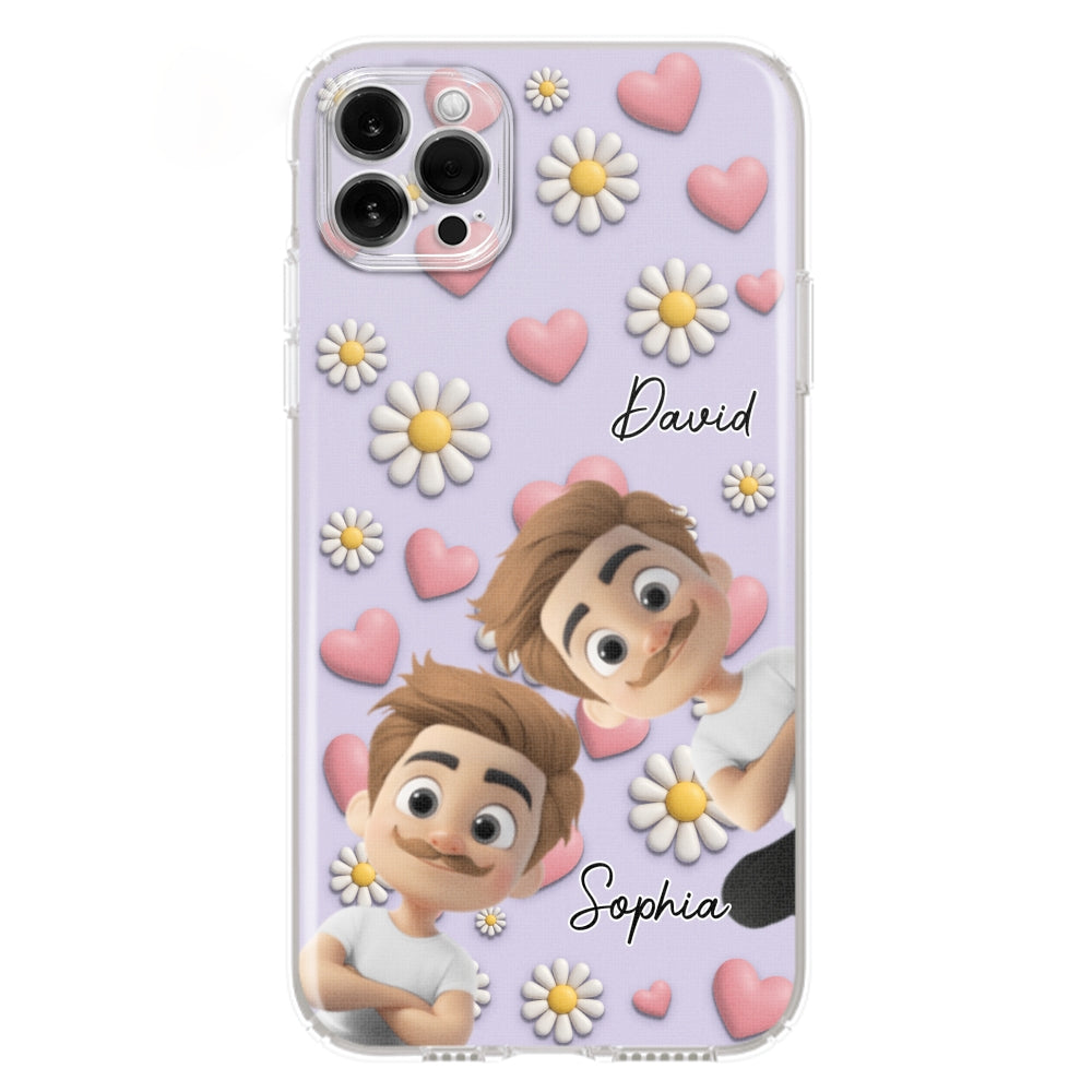 Grandkids Over Everything - Personalized Custom 3D Effect Phone Case