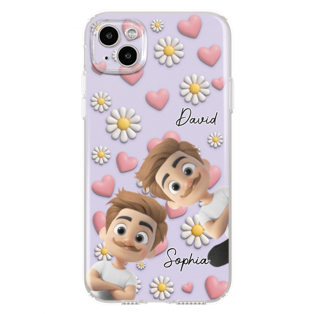 Grandkids Over Everything - Personalized Custom 3D Effect Phone Case