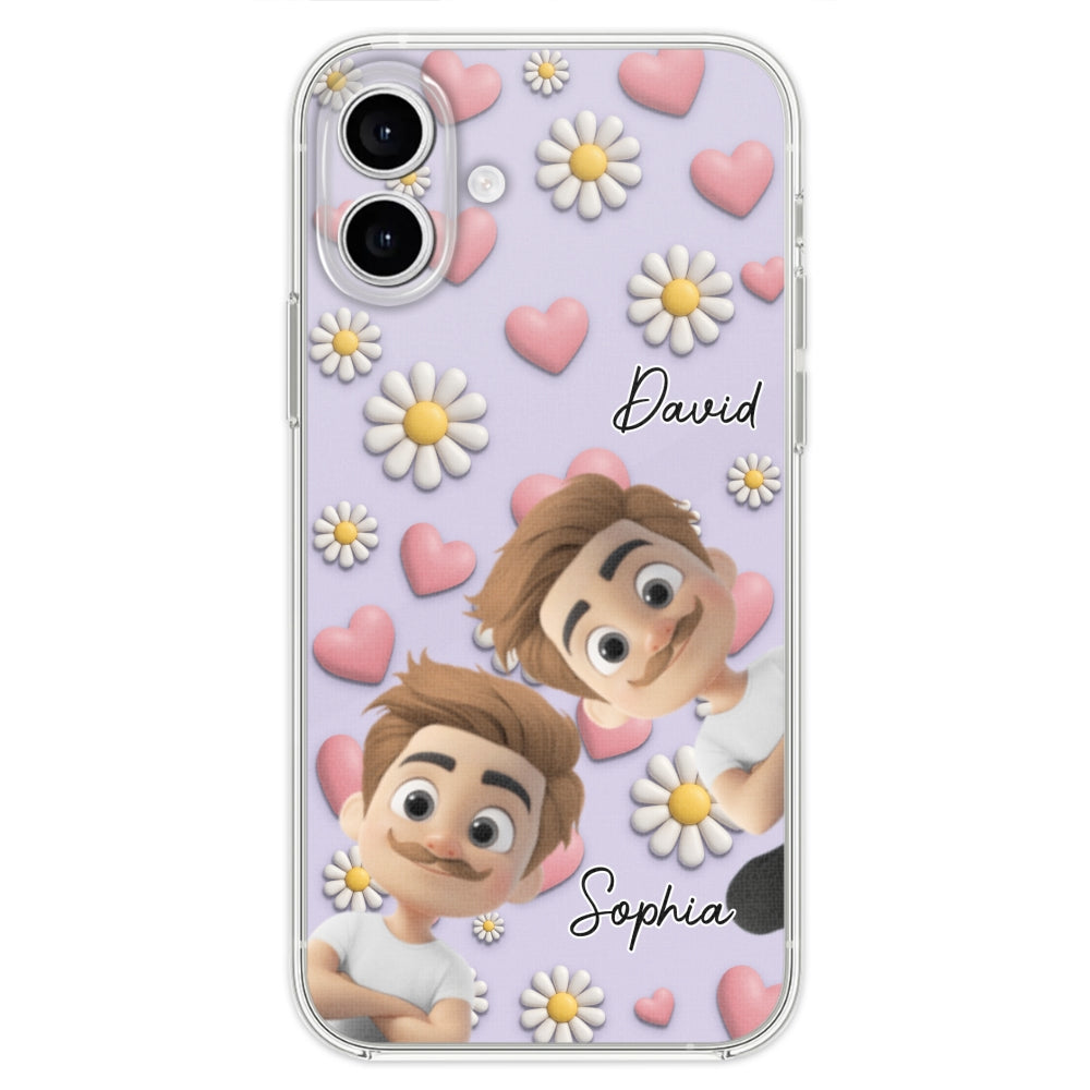 Grandkids Over Everything - Personalized Custom 3D Effect Phone Case
