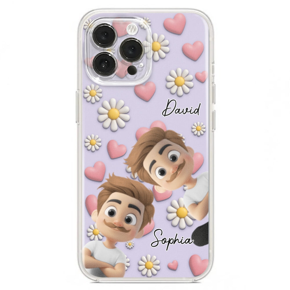 Grandkids Over Everything - Personalized Custom 3D Effect Phone Case